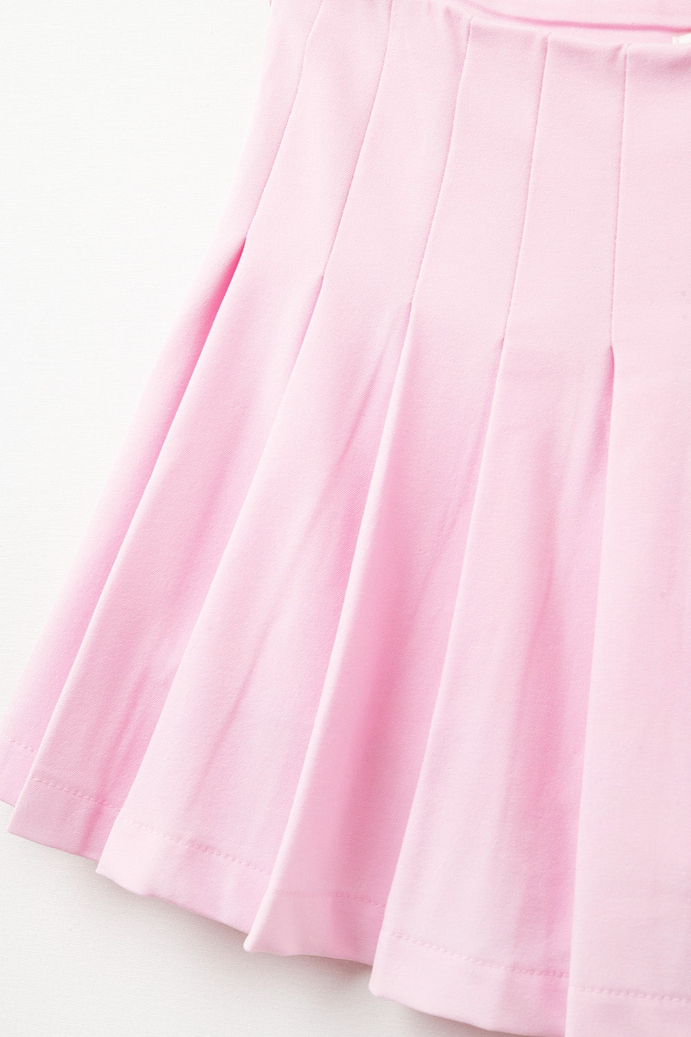 minissaia plissada cor-de-rosa