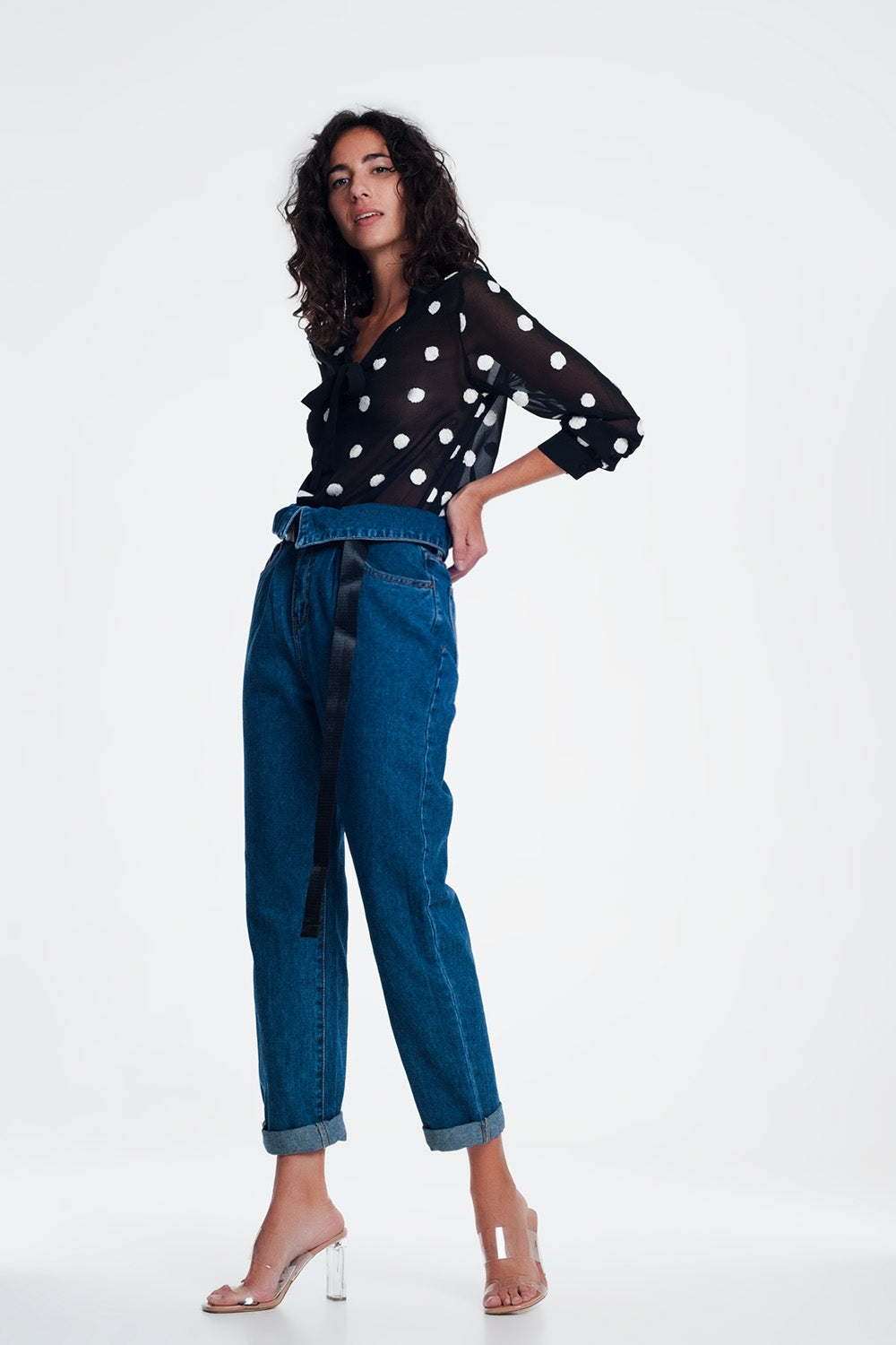 jeans saco de papel