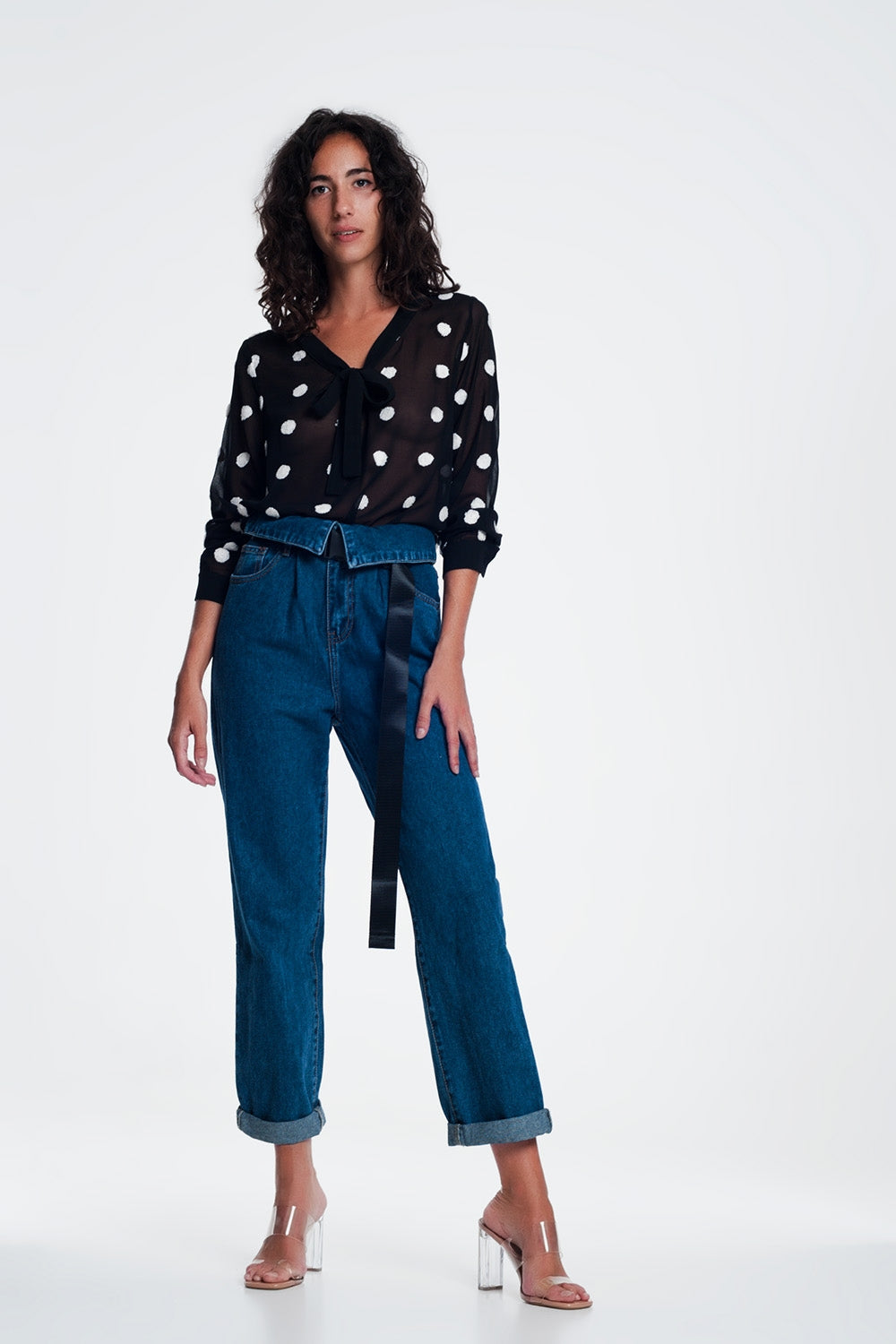 jeans saco de papel