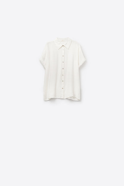 Q2 Blusa de manga curta em branco