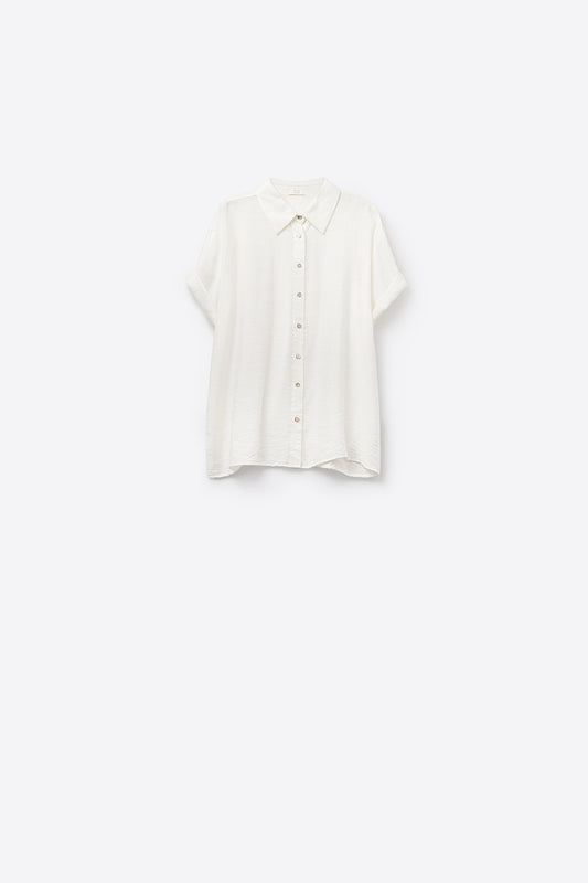 Q2 Blusa de manga curta em branco