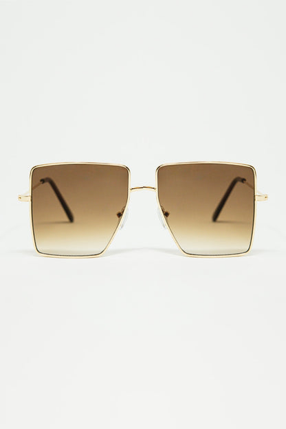 Q2 square and minimalist sunglasses
