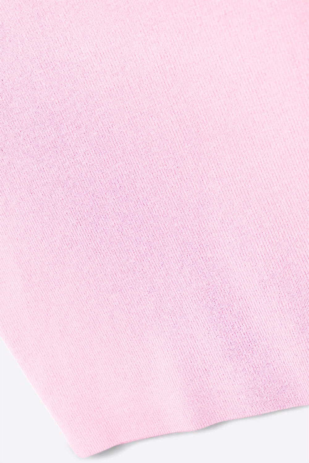 Tank Top de malha canelada confortável em rosa